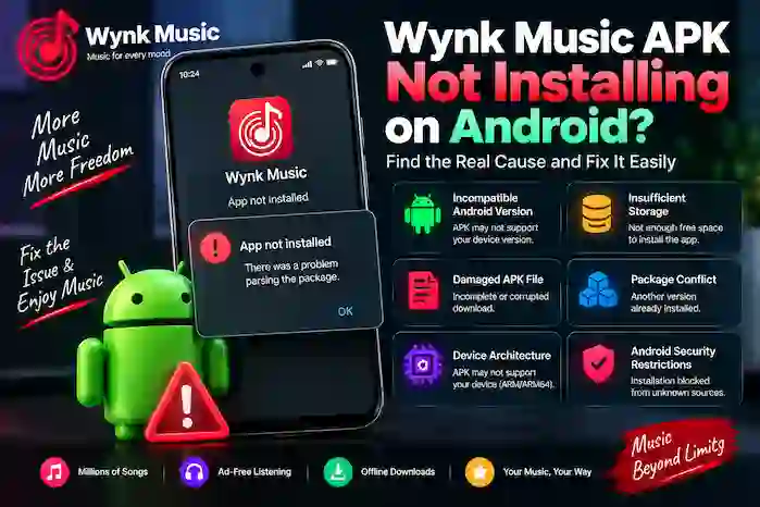 Why Is Wynk Music APK Not Installing