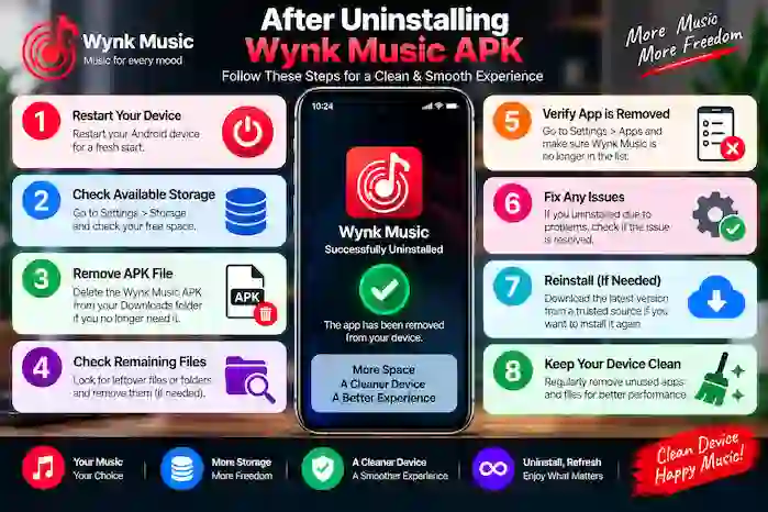 wynk-music-apk-after-uninstall-checklist