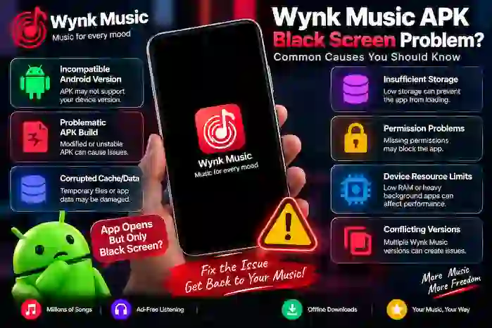 wynk-music-apk-black-screen-causes.