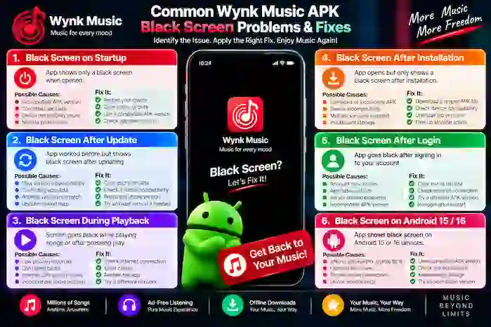 wynk-music-apk-black-screen-common-problems-fixes.