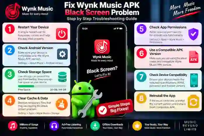 wynk-music-apk-black-screen-troubleshooting-steps.