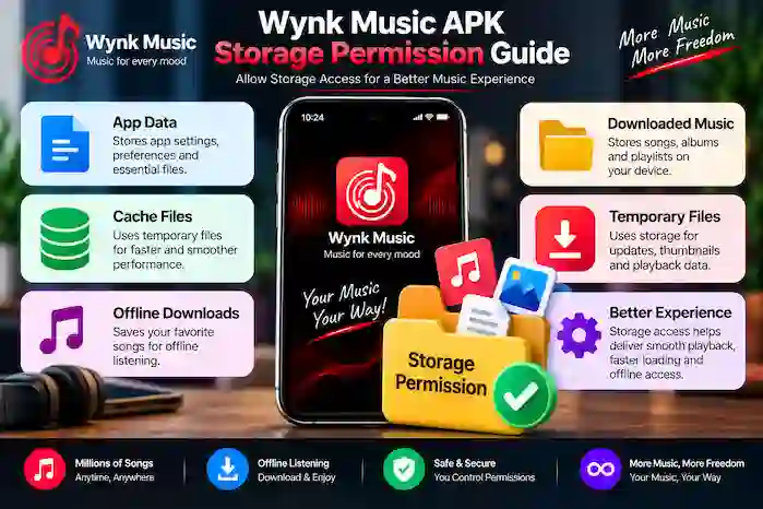 wynk-music-apk-storage-permission-overview