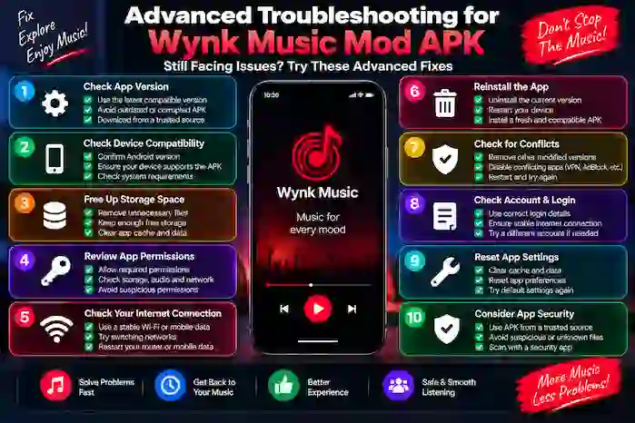 wynk-music-mod-apk-advanced-troubleshooting