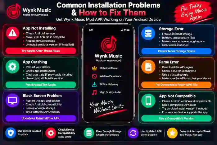 wynk-music-mod-apk-installation-problems-fixes